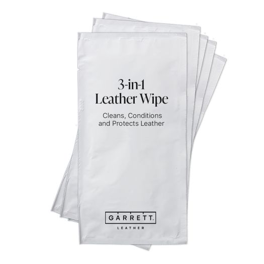 10 Pack:  3-in-1 Leather Wipes