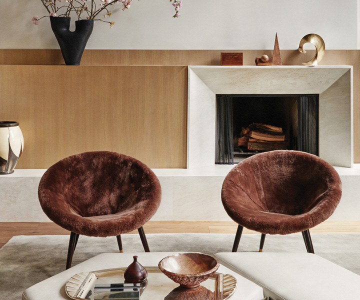 Sheepskin Cinnamon: Chused and Co and 1st Dibs