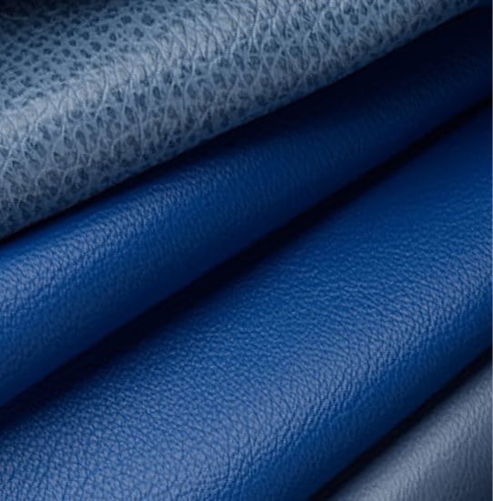 Blue Leather Glam